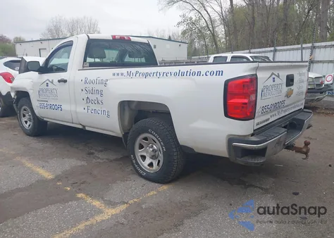 2016 Chevrolet Silverado 1500 Wt from USA, damaged, VIN 1GCNCNEH8GZ256269